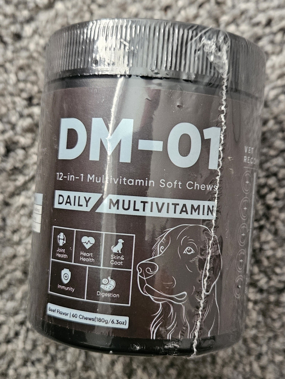 Daily Multivitamin Soft Chews for Dogs - Brown